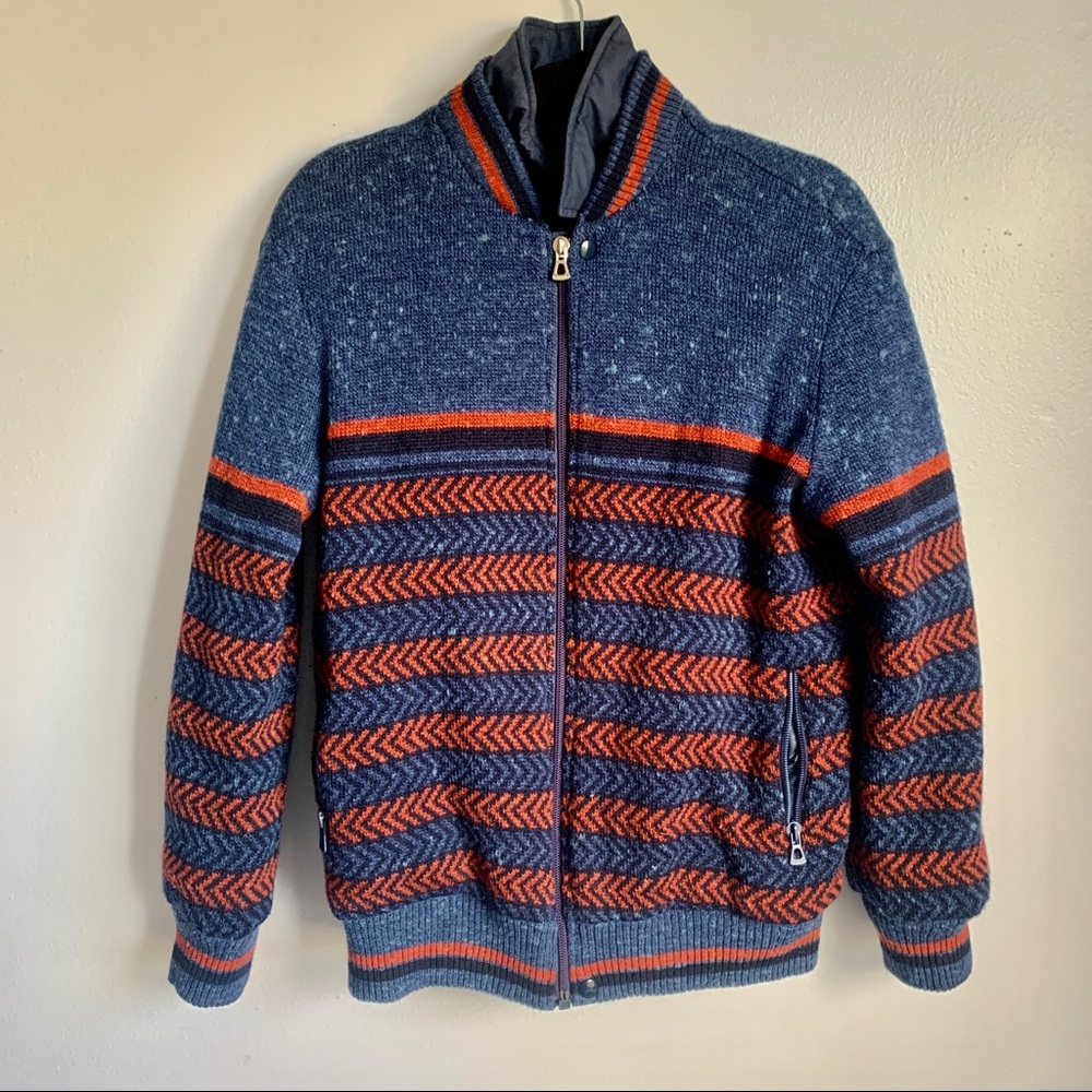 LIKE NEW RARE COLMAR VINTAGE 70'S REVERSIBLE ITALIAN BOMBER JACKET UNISEX SZ 38
